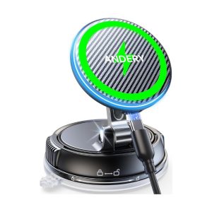 ANDERY MagSafe Car Mount Charger with 15W Fast Wireless Charging for iPhone 12-17