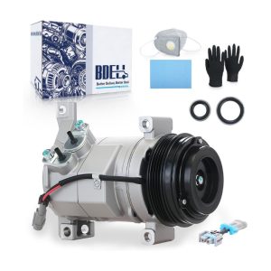 BDELI 10S17F AC Compressor with Clutch for 2000-2013 Chevy Silverado, Tahoe, Suburban and GMC Yukon XL