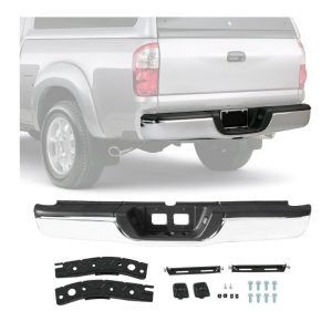 Chrome Rear Step Bumper Assembly TO1103107 for 2000-2006 Toyota Tundra