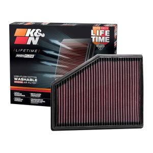 K&N 33-3079 Washable High-Flow Replacement Air Filter for BMW