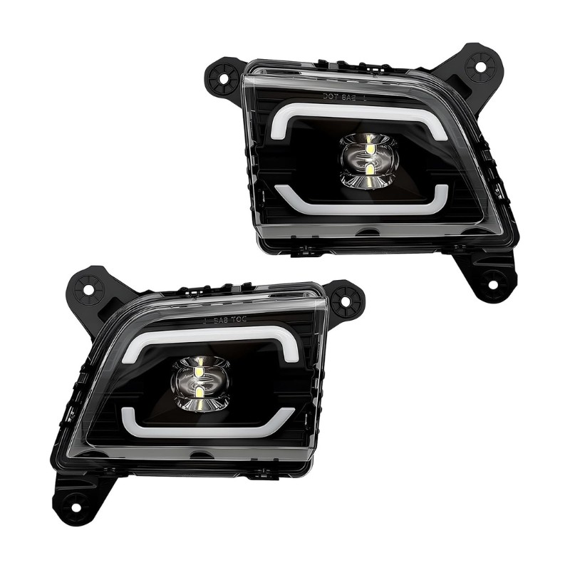 LED DRL Fog Lights Kit for 2019-2023 Chevrolet Silverado with Switch