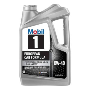 Mobil 1 FS European Car Formula Full Synthetic Motor Oil 0W-40, 5 Quart